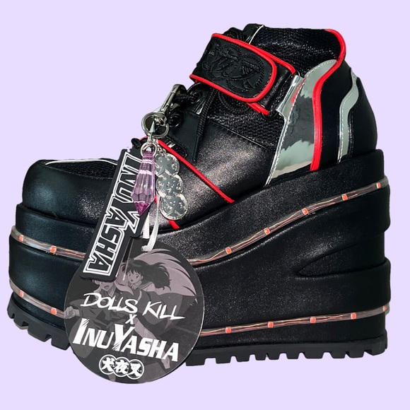 DOLLS KILL X INUYASHA Light Up Platform Sneakers - Picture 2 of 8